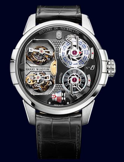 Harry Winston Histoire de Tourbillon 8 HCOMDT51WW003 Replica Watch